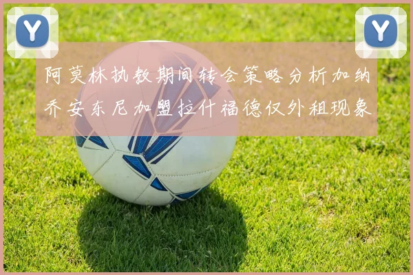 阿莫林执教期间转会策略分析加纳乔安东尼加盟拉什福德仅外租现象探讨